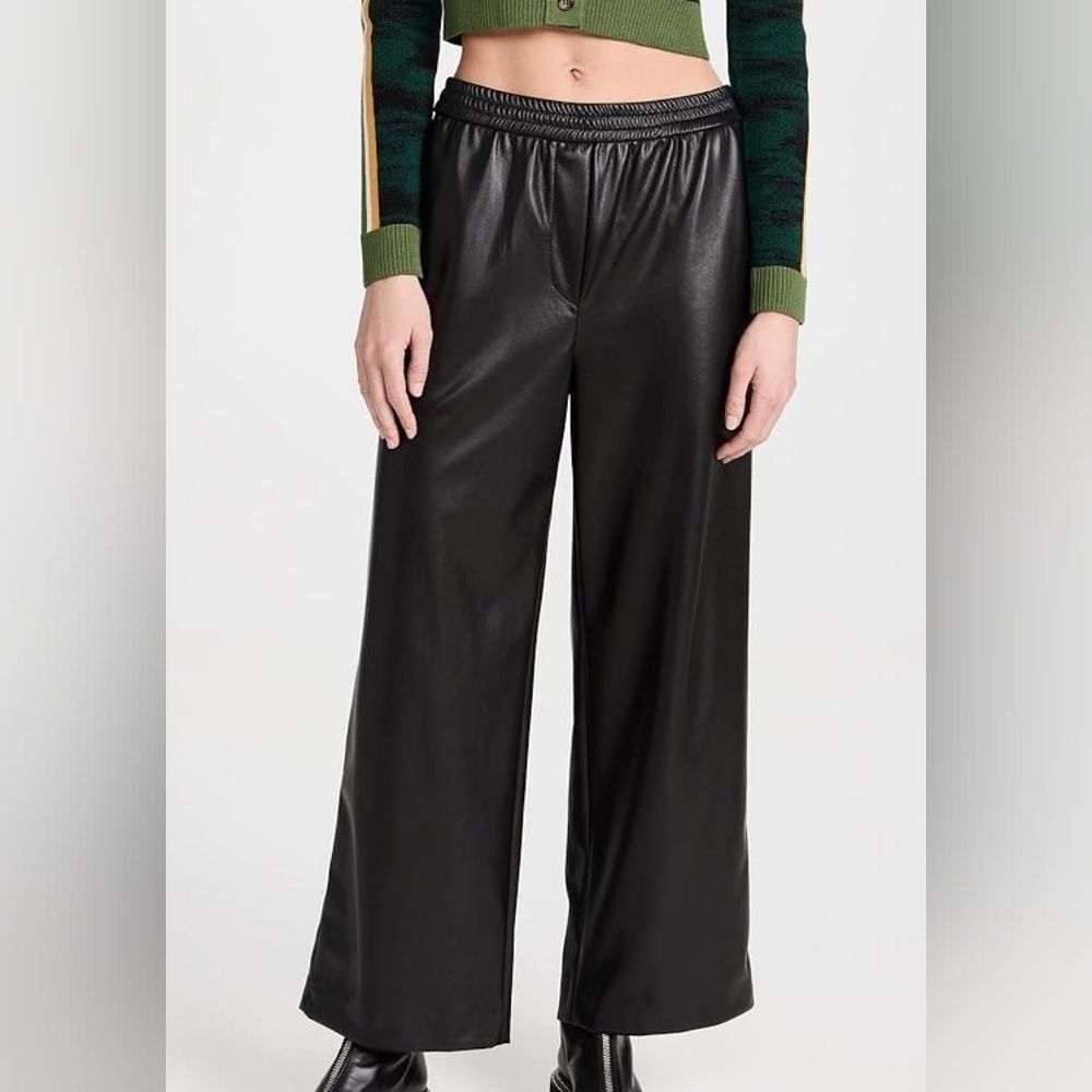 Velvet Graham and Spencer Vegan‎ Leather Pants M Straight Leg NWT $160